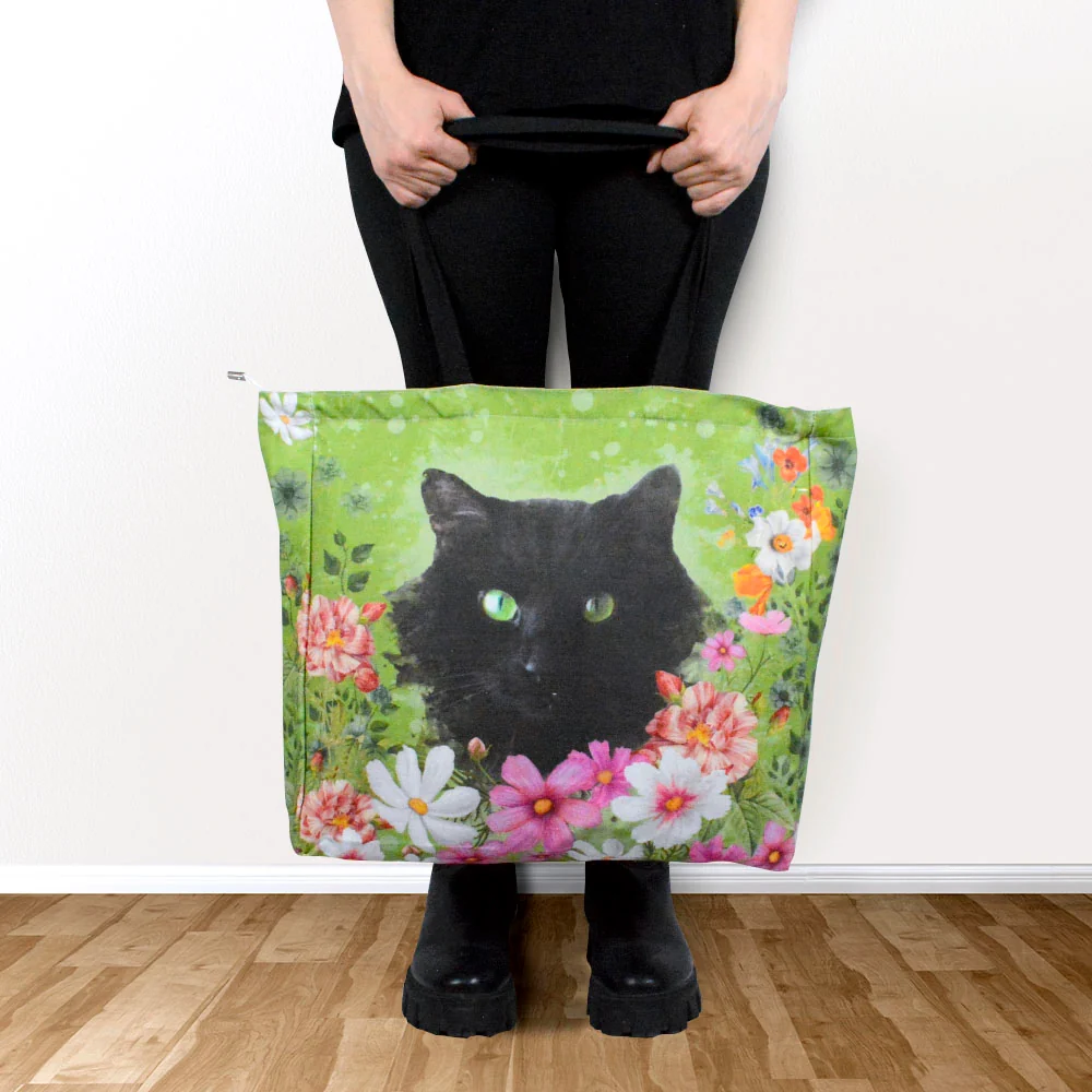 Bolso Cara de Gatito Negro