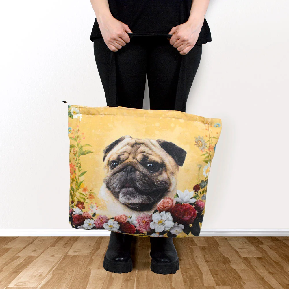 Bolso Cara de Perrito Pug