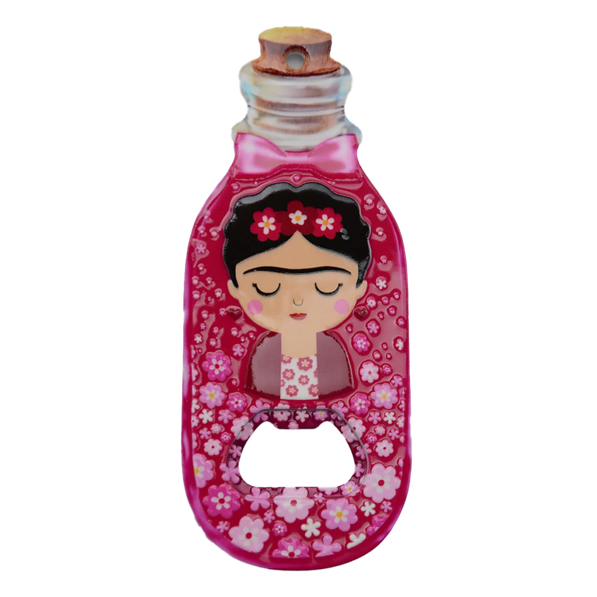 Abrebotella Imán Frutas Frambuesa Floral