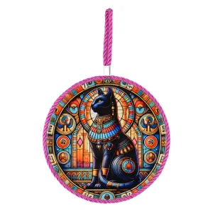 Posaollas Gato Egipcio Cordòn Fucsia