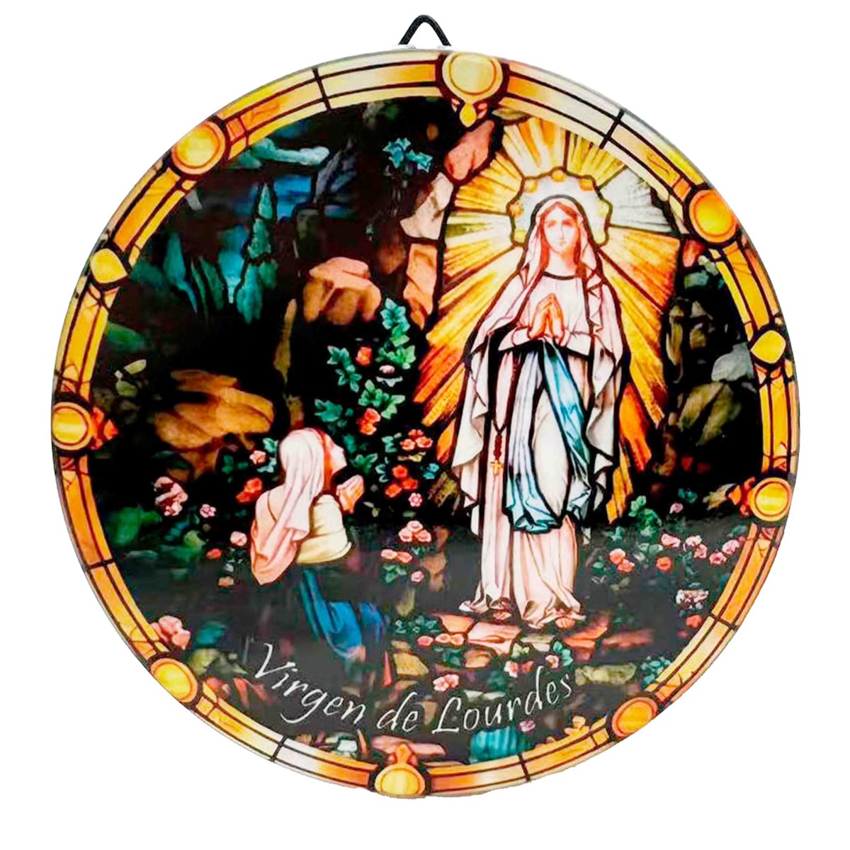 Cuadros de Santos Colgantes Virgen de Lourdes