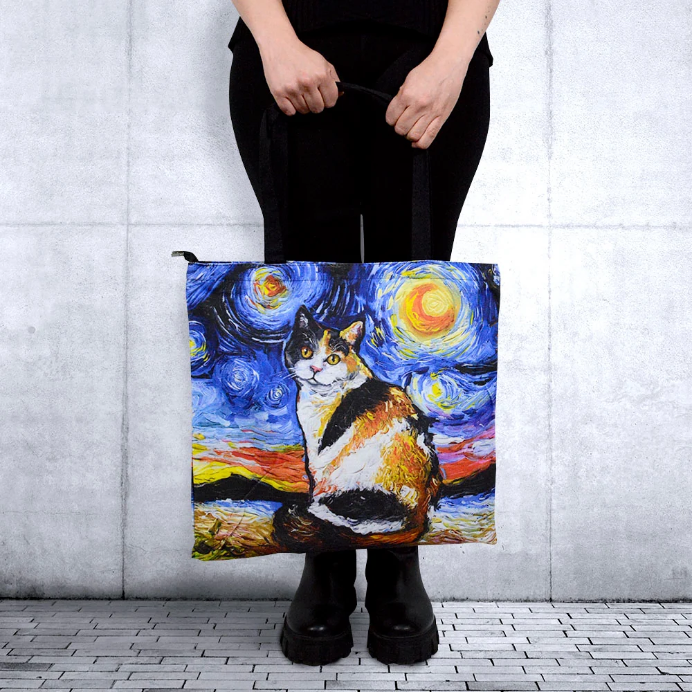 Bolso Gato Manchitas Calicó