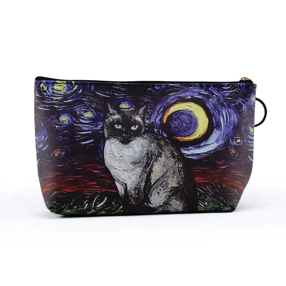 Cosmetiquero Gato Blanco Lunar