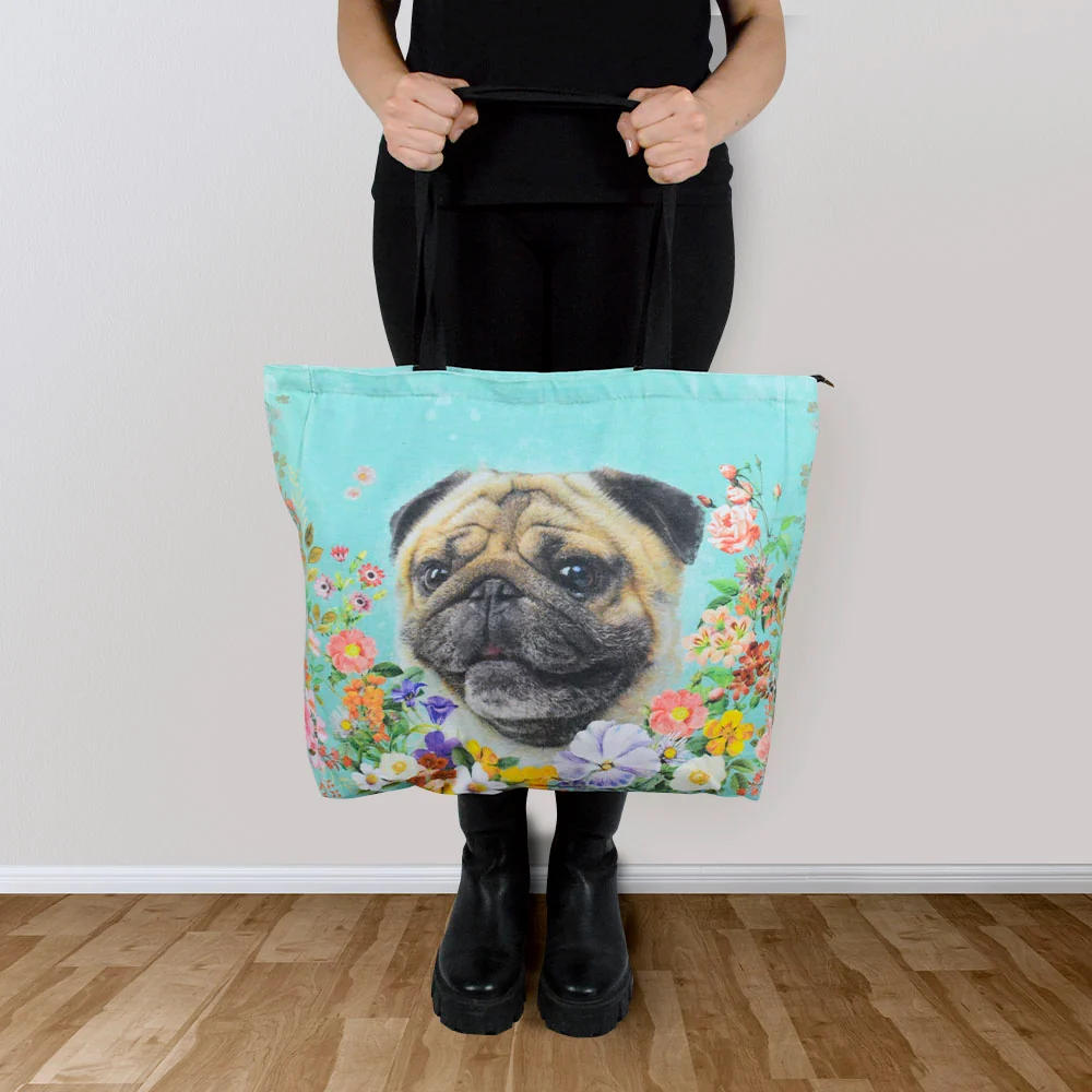 Bolso Cara de Perrito Pug