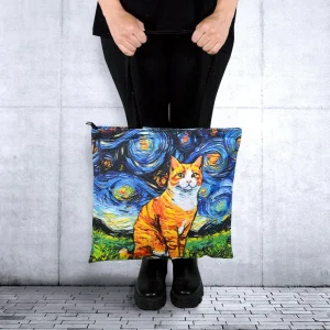 Bolso Gato Rubio con Blanco